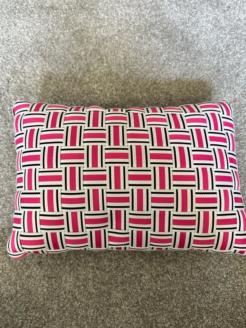 Ribbon Weave Throw Pillow